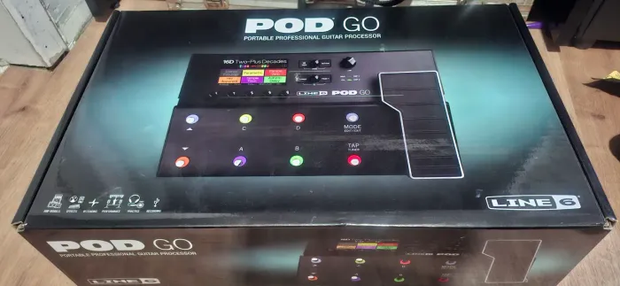 Pedaleira Pod Go line 6 impulse response semi nova na caixa