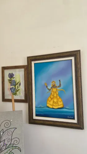 vende-se quadro com moldura de oxum