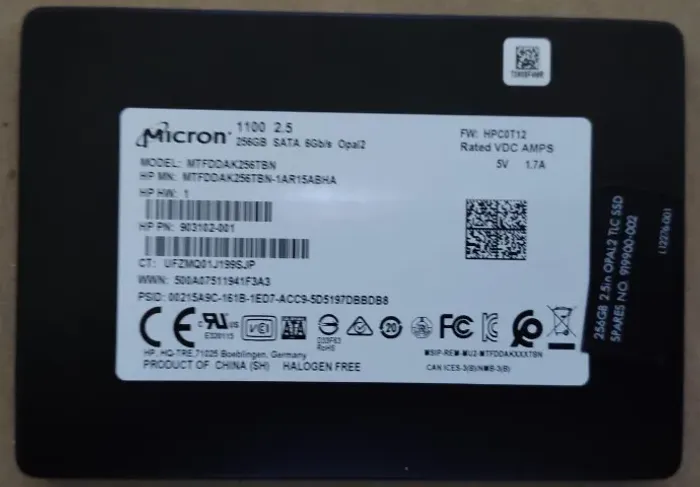 SSD MICRON 256 GB