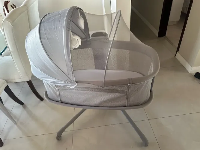 Berço Balanço Automático da Mastela Portátil / Moisés Acoplado 3 em 1