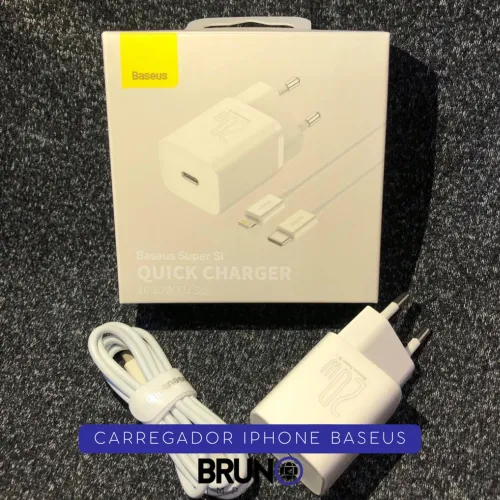 Carregador iPhone Baseus 