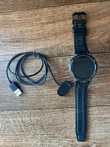 Smartwatch Amazfit T-Rex 2 GPS - Preto + Carregador Original