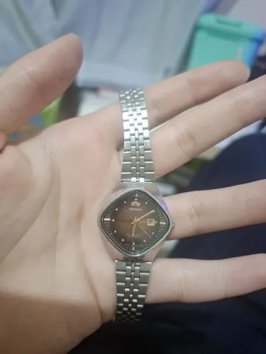 relógio de pulso japonês vintage Orient Crystal 21 Jewels 3 estrela