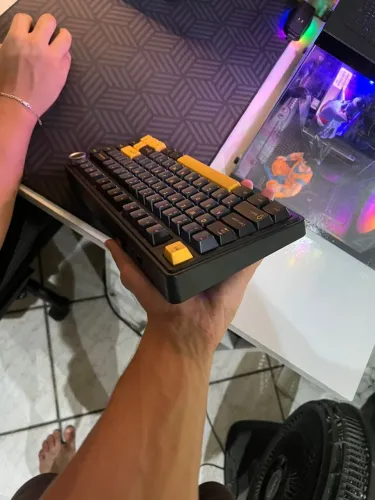 teclado aula f75 novo