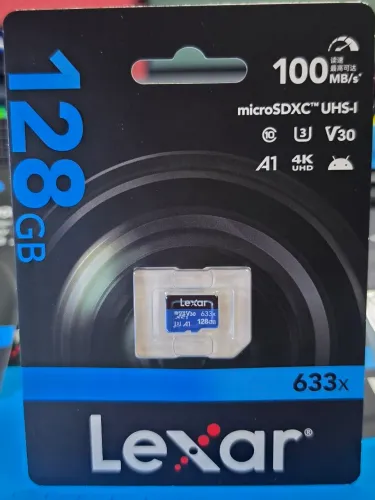Cartao de memoria 128gb Lexar original