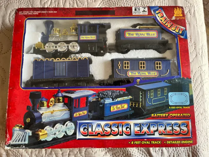train set classic express - the royal blue - relíquia