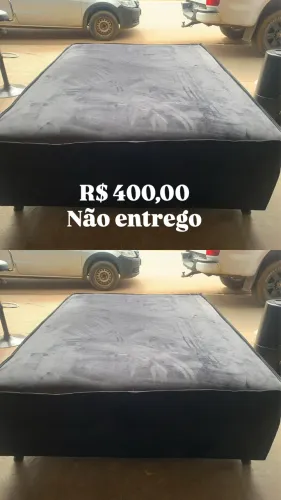 Cama casal nunca usada. Comprei e não usei