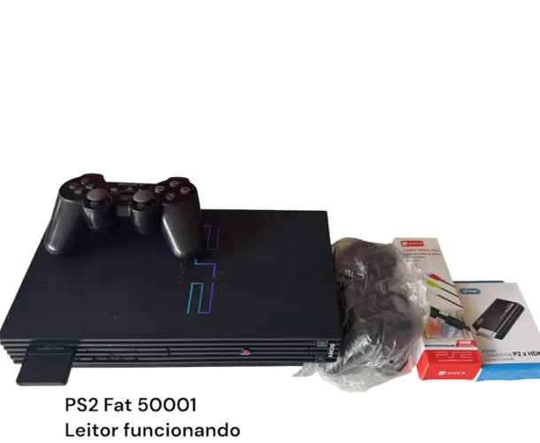 PlayStation 2 leitor funcionando desbloqueado pronto pra jogar