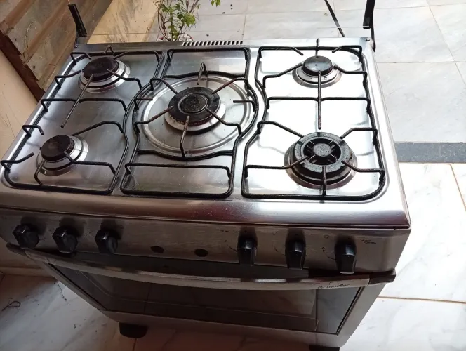 Fogão 5 bocas Muller Inox