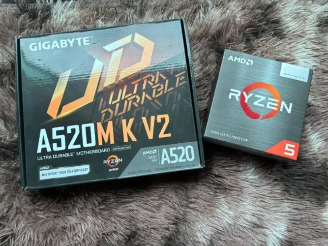 Kit Upgrade Ryzen 5 5600GT + Placa mãe a520m