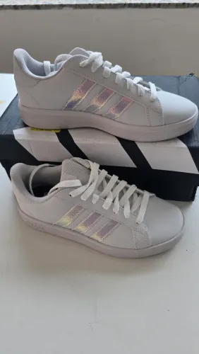 Tênis ADIDAS, GRAND COURT BASE 2.0, TAM 34, FEMININO