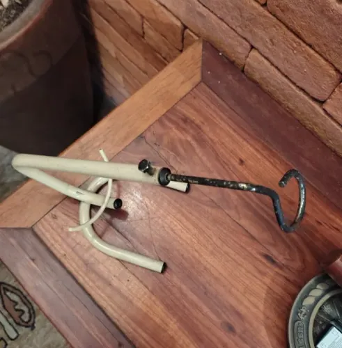 Suporte de vinho de metal