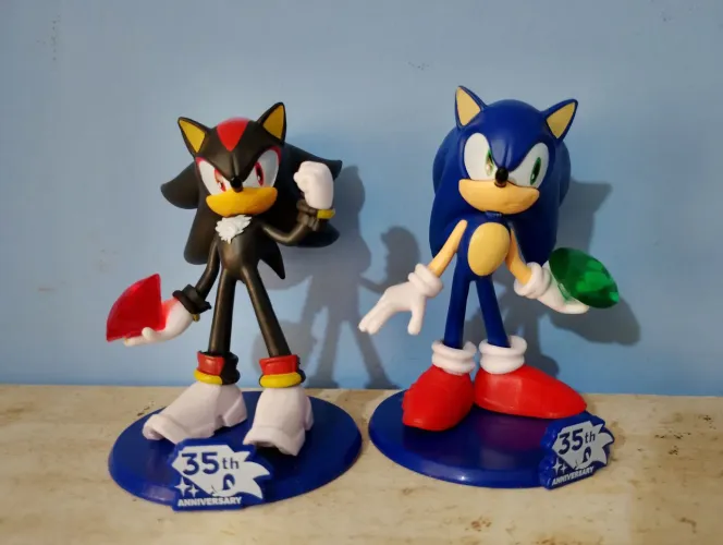 Bonecos Sonic e shadow Bob's 