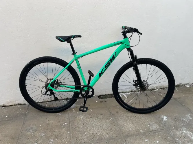 Bicicleta aro 29 KSW com nota em perfeito estado PARA SAIR HOJE - olhe a descrição.