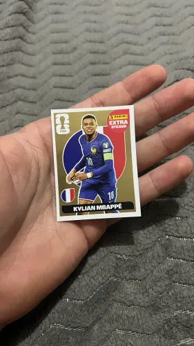 Figurinha extra sticker MBAPPÉ OURO