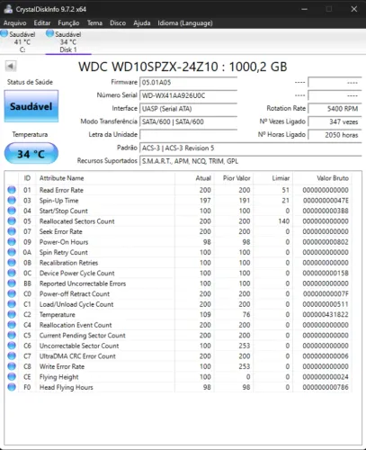 HD Externo 1TB WD