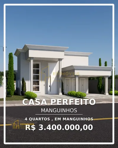 Manguinhos: Casa de Luxo com Acabamentos Premium e Vista Privilegiada