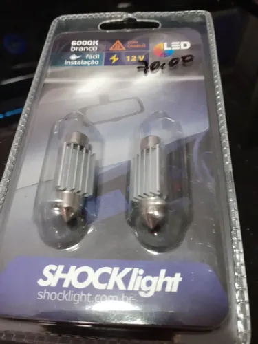 Led shocklight torpedo 12v 6000k nova instalada no seu carro 