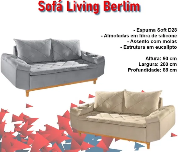 Sala escritório sofá retrô