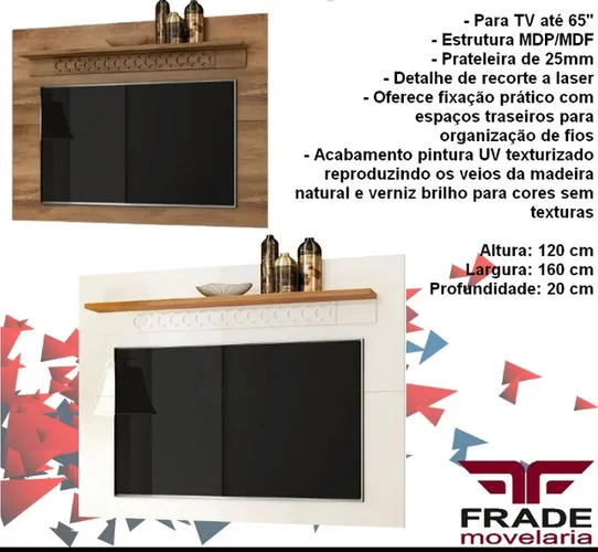 Sala painel suspenso