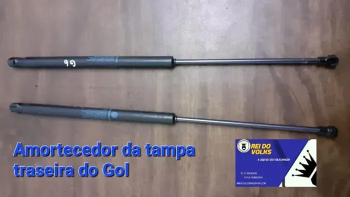 Par de Amortecedor da tampa traseiro do Gol 2010 a 2023