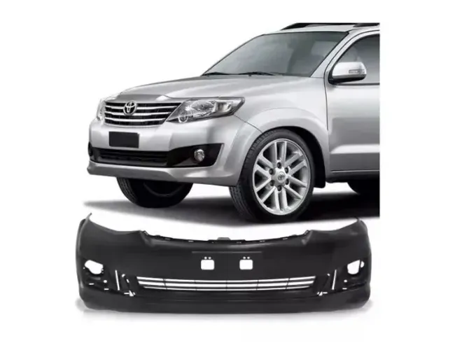 Parachoque Toyota Hilux SW4 2012 à 2015 - Furo Farol Auxiliar / Grade Integrada - TYG