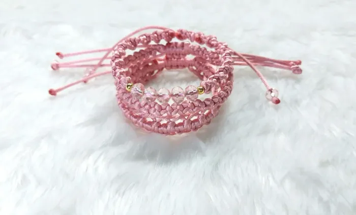 Trio de pulseiras macramê (preço especial acima de 5 kits)