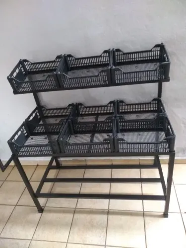 Expositor de frutas super desconto Black Friday 