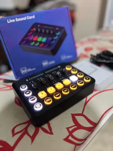 Placa de Som para Streamer - Live Sound Card