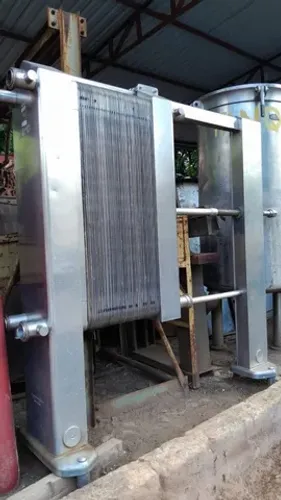 Placas de um Pasteurizador