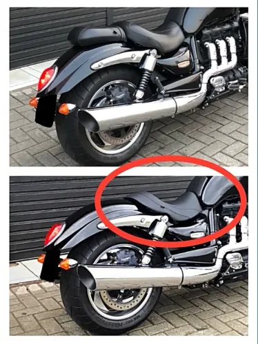 Banco rebaixado Triumph Rocket 3