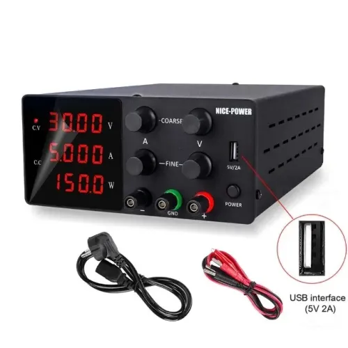 Muito Nova - Fonte de Bancada e Alimentação Ajustável Nice Power 30v 10a (110v)