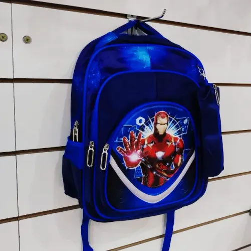 Mochila Costa Com Estojo 3d Dy Pers 42x32cm Da22294 Promoç - Homen De Ferro