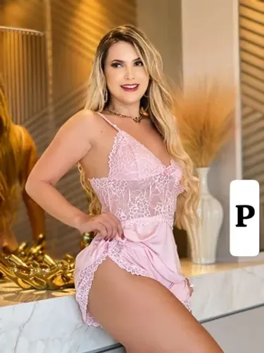 Conjunto baby doll modelos com renda