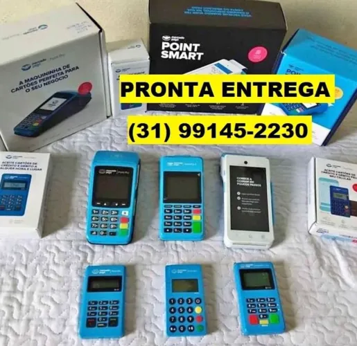 Maquininha de cartão point mini, point air, point pro2