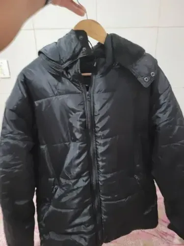 Prepare-se para o frio: Jaqueta Puffer com lã para frio Intenso. Bem grande!