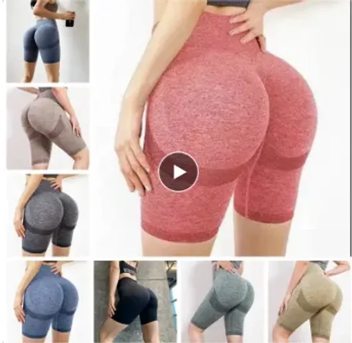 Bermuda Levanta Bumbum Cintura Alta Tamanhos (38 a 44) Fitness Yoga Treino Malhação z643