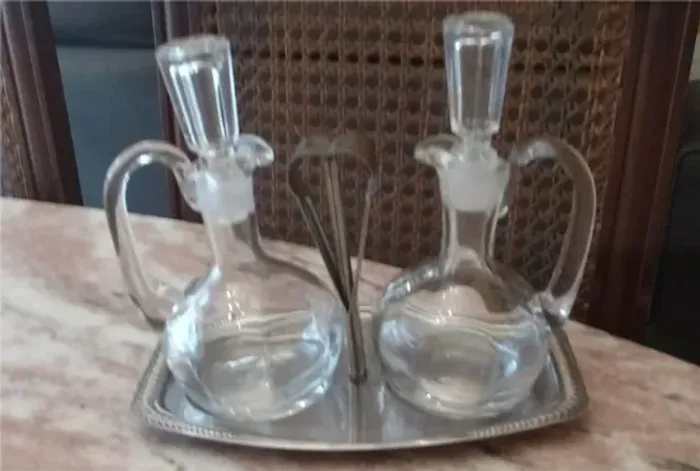 galeteiro em vidro e inox