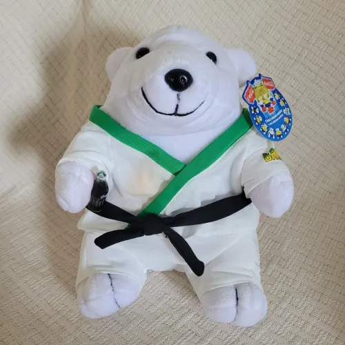 Urso de pelúcia Coca-Cola Seleção Brasileira de Judô Olimpíadas Sydney 2000