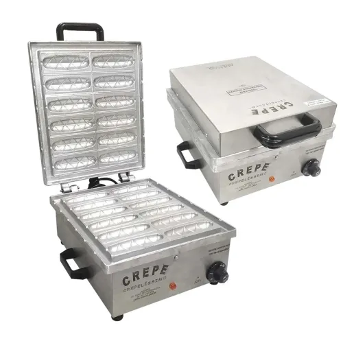 Máquina de crepe com 12 cavidades nova