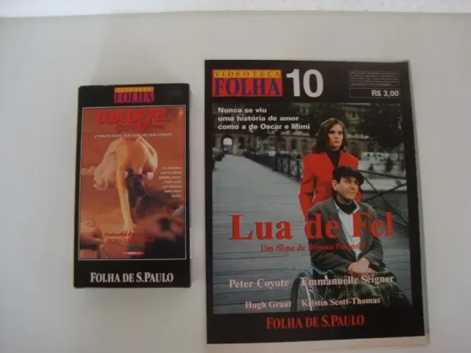 Fita VHS Coleção Videoteca Folha : Lua de Fel nº 10.