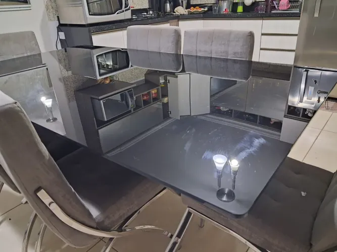 tampo de mesa de jantar