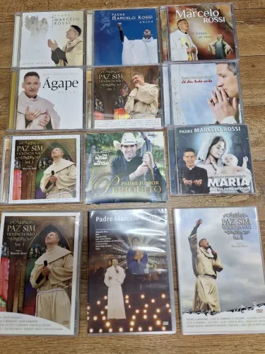 Coleção CDs e DVDs Padre Marcelo Rossi