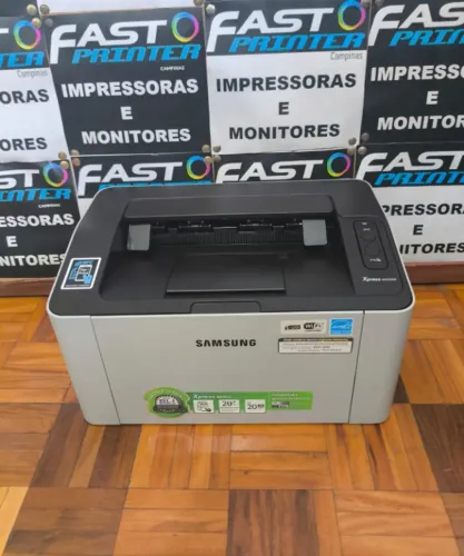 Impressora laser Samsung M2020W wi-fi e usb econômica
