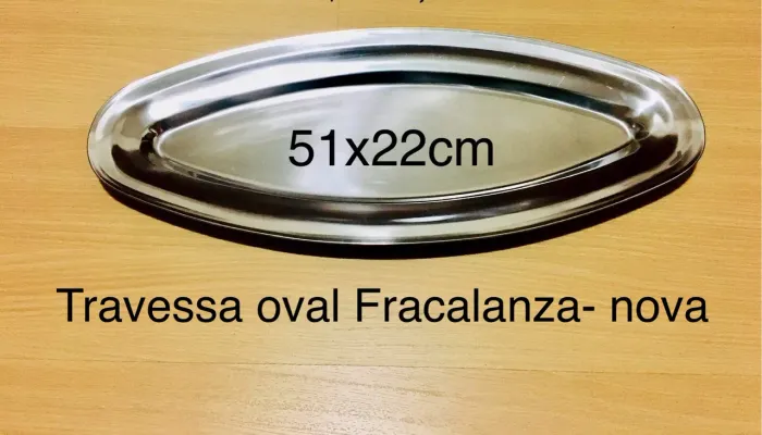 Travessa oval , nova 51x22cm