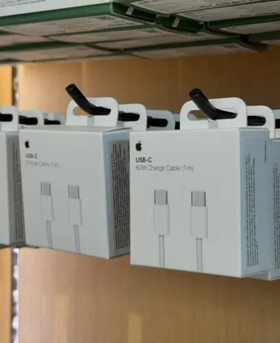 Cabo Tipo C/Tipo C Apple 1M Originais Lacrados Pronta Entrega Loja Fisica