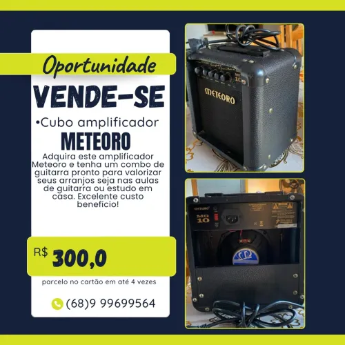 Cubo Amplificador Meteoro e Oneal - Guitarra