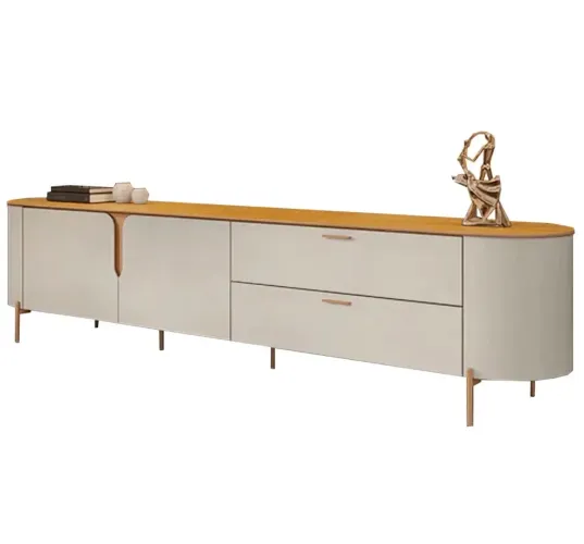 Rack Bancada Robust para Tv Até 75 Polegadas 2 Portas 2 Gavetas p87