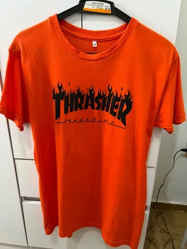 Camiseta Thrasher Laranja - Tamanho M