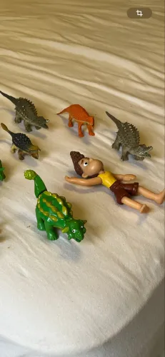 Lote de animais em miniatura